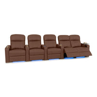 Venetian Italian Leather Home Theater Seating