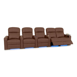 Venetian Italian Leather Home Theater Seating