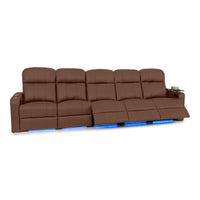 Venetian Italian Leather Home Theater Seating