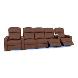 Venetian Italian Leather Home Theater Seating
