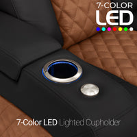 Anthem LT HeatZeroᵀᴹ Italian Leather Home Theater Loveseat