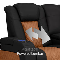 Anthem LT HeatZeroᵀᴹ Italian Leather Home Theater Loveseat