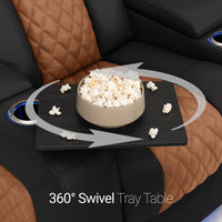 Anthem LT HeatZeroᵀᴹ Italian Leather Home Theater Loveseat