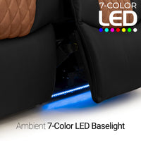 Anthem LT HeatZeroᵀᴹ Italian Leather Home Theater Sofa & Loveseat
