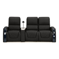 Apex CoolZeroᵀᴹ Wedge Console Italian Leather Home Theater Seats
