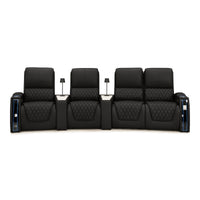 Apex CoolZeroᵀᴹ Wedge Console Italian Leather Home Theater Seats