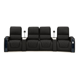 Apex CoolZeroᵀᴹ Wedge Console Italian Leather Home Theater Seats
