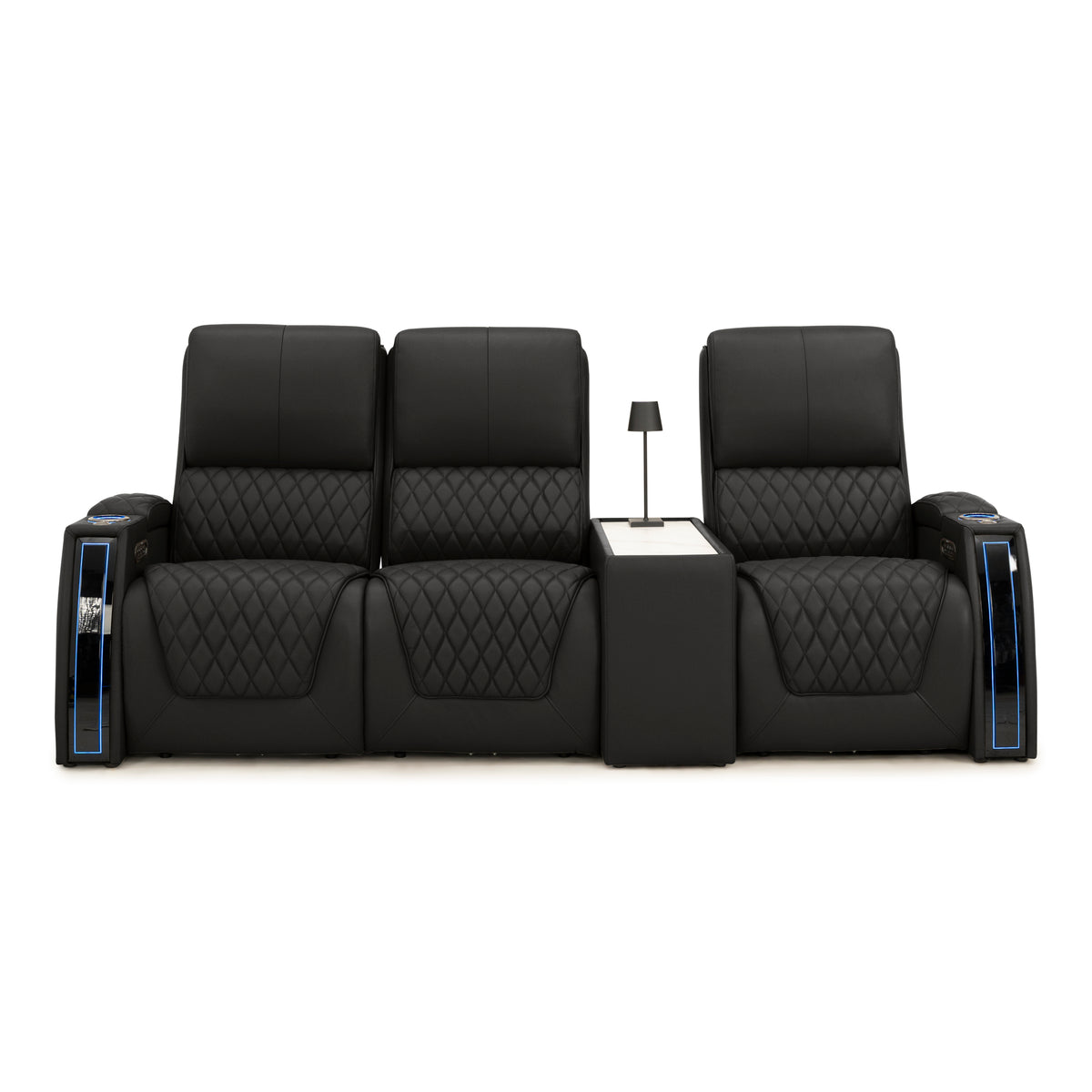 Apex CoolZeroᵀᴹ Console Table Italian Leather Home Theater Seats