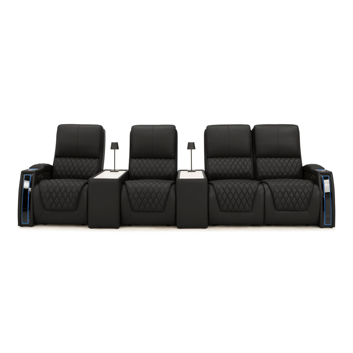 Apex CoolZeroᵀᴹ Console Table Italian Leather Home Theater Seats