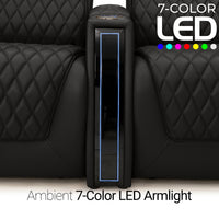 Apex CoolZeroᵀᴹ Console Table Italian Leather Home Theater Seats