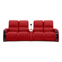 Apex CoolZeroᵀᴹ Wedge Console Italian Leather Home Theater Seats