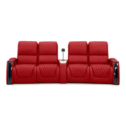 Apex CoolZeroᵀᴹ Wedge Console Italian Leather Home Theater Seats