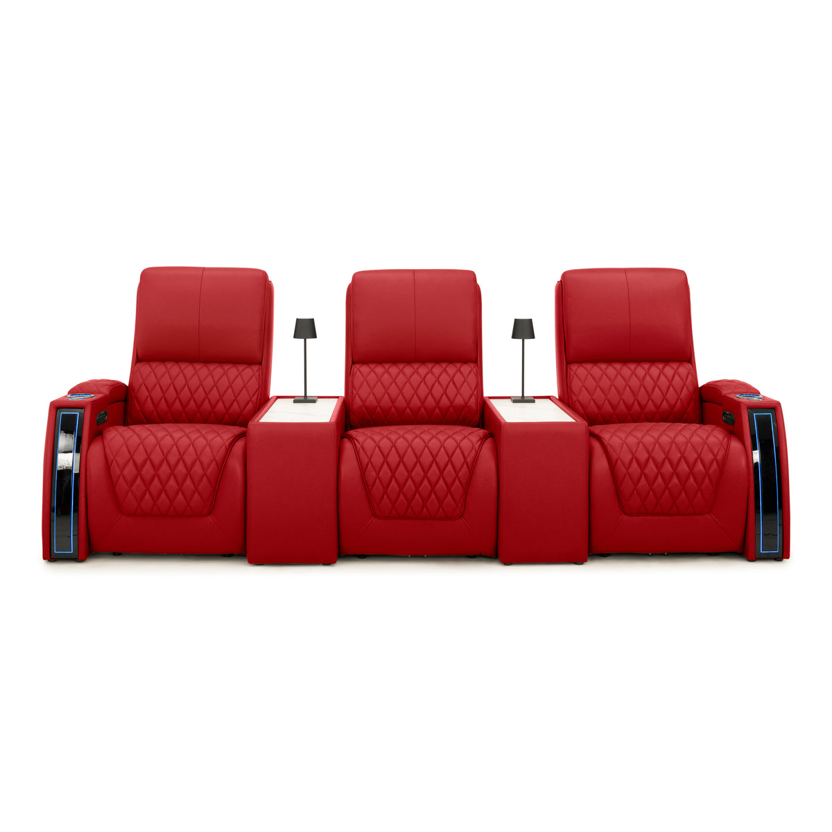 Apex CoolZeroᵀᴹ Console Table Italian Leather Home Theater Seats