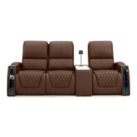 Apex CoolZeroᵀᴹ Console Table Italian Leather Home Theater Seats