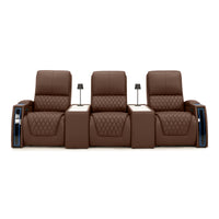 Apex CoolZeroᵀᴹ Console Table Italian Leather Home Theater Seats