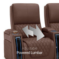 Apex CoolZeroᵀᴹ Italian Leather Home Theater Seats