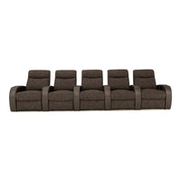 Rialto Italian Leather & Fabric Home Theater Seating