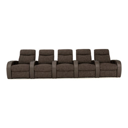 Rialto Italian Leather & Fabric Home Theater Seating
