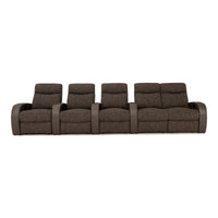 Rialto Italian Leather & Fabric Home Theater Seating