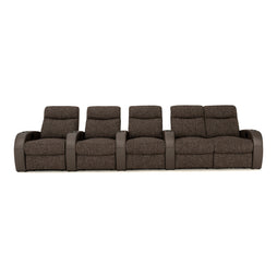 Rialto Italian Leather & Fabric Home Theater Seating