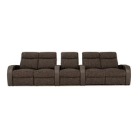 Rialto Italian Leather & Fabric Home Theater Seating