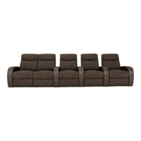 Rialto Italian Leather & Fabric Home Theater Seating