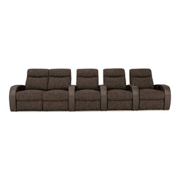 Rialto Italian Leather & Fabric Home Theater Seating