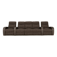 Rialto Italian Leather & Fabric Home Theater Seating