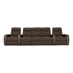 Rialto Italian Leather & Fabric Home Theater Seating
