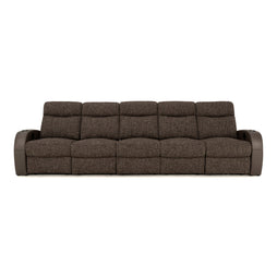 Rialto Italian Leather & Fabric Home Theater Seating