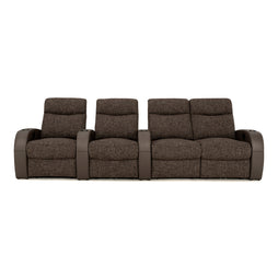 Rialto Italian Leather & Fabric Home Theater Seating