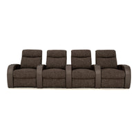 Rialto Italian Leather & Fabric Home Theater Seating