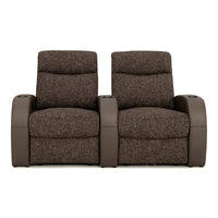 Rialto Italian Leather & Fabric Home Theater Seating