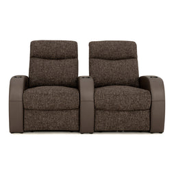 Rialto Italian Leather & Fabric Home Theater Seating