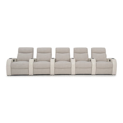 Rialto Italian Leather & Fabric Home Theater Seating