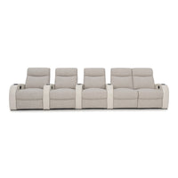 Rialto Italian Leather & Fabric Home Theater Seating