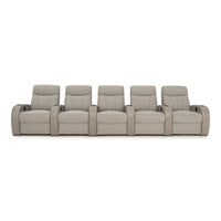 Rialto Italian Leather & Fabric Home Theater Seating