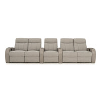 Rialto Italian Leather & Fabric Home Theater Seating