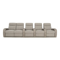 Rialto Italian Leather & Fabric Home Theater Seating