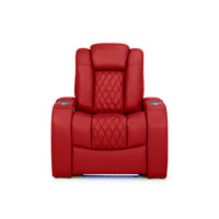 Virtuoso Zero Gravity Home Theater Seating with Heat & Massage Single Recliner