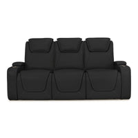 Seatcraft Concerto Heat & Massage Sofa, Italian Leather, Powered Headrest, Powered Lumbar, Power Recline