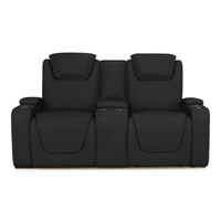 Seatcraft Concerto Heat & Massage Loveseat, Italian Leather, Powered Headrest, Powered Lumbar, Power Recline