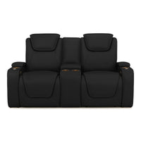 Seatcraft Vienna Loveseat Italian Leather, Powered Headrest & Lumbar, Power Recline