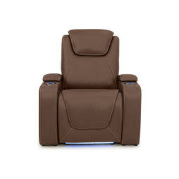 Equinox CoolZeroᵀᴹ Italian Leather Home Theater Seating Single Recliner