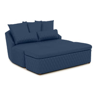 Seatcraft Diamante Cuddle Couch w/ Ottoman Home Theater Furniture