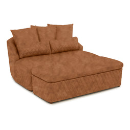 Seatcraft Diamante Cuddle Couch w/ Ottoman Home Theater Furniture