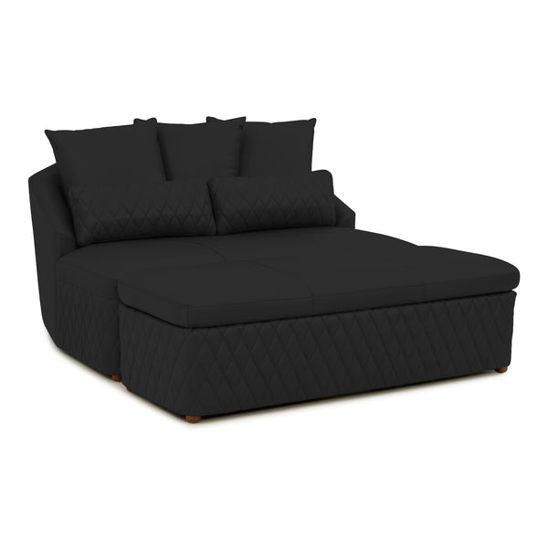 Seatcraft Diamante Cuddle Couch w/ Ottoman Home Theater Furniture
