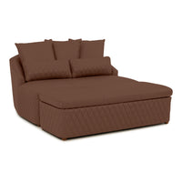 Seatcraft Diamante Cuddle Couch w/ Ottoman Home Theater Furniture