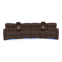 Seatcraft Niagara Italian Leather Sofa, Power Recline