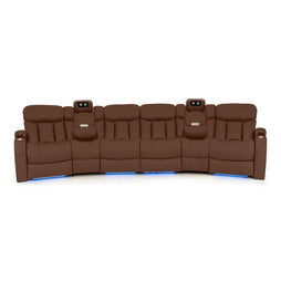 Seatcraft Niagara Italian Leather Sofa, Manual Recline